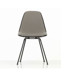Eames Plastic Side Chair DSX, gepolstert