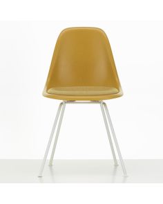 Eames Fiberglass Side Chair DSX, gepolstert