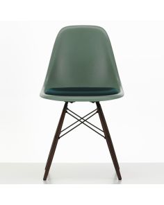 Eames Fiberglass Side Chair DSW, gepolstert