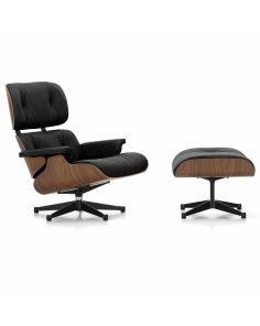 Eames Lounge Chair Nussbaum Dunkel